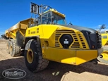 Back of used Komatsu,Used Komatsu in yard,Front of used Komatsu